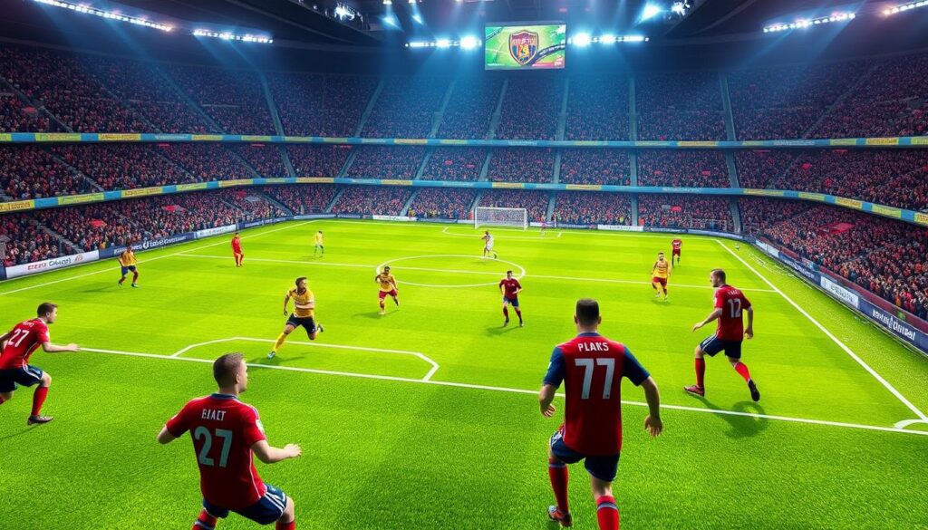 grafis ultra HD dalam game bola